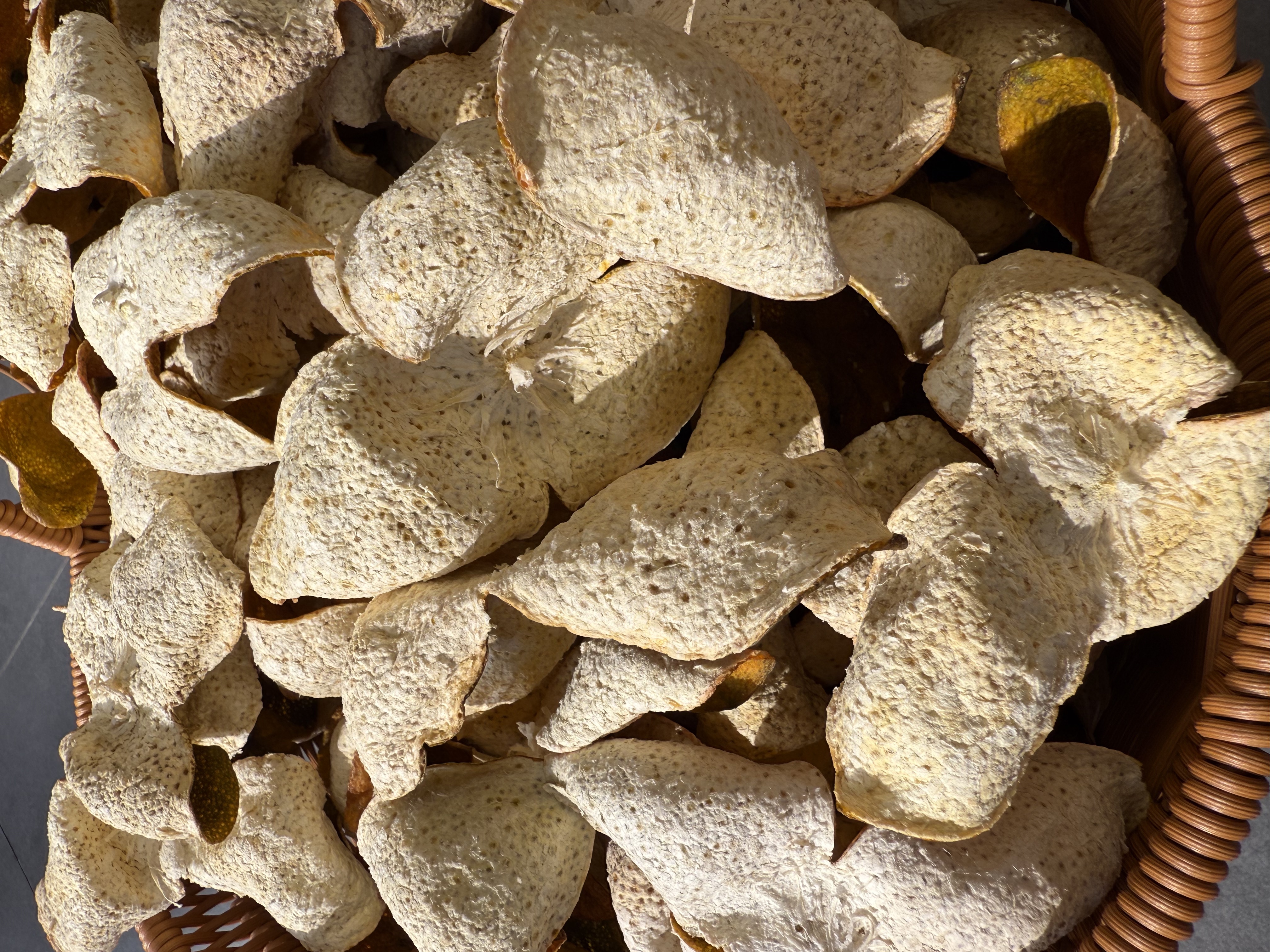 【量大】2025年东甲大红皮  8年<驳枝>老树  天然生晒 正宗新会柑皮