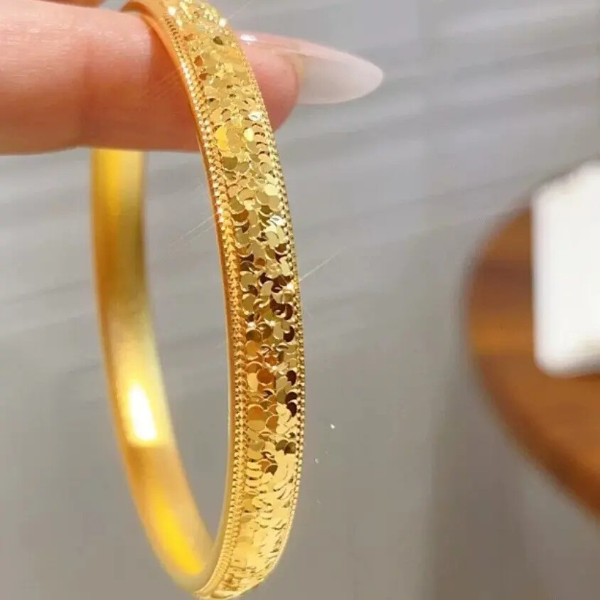 【矿金手作】 古法爆闪碎冰冰泥鳅背7N精工细作