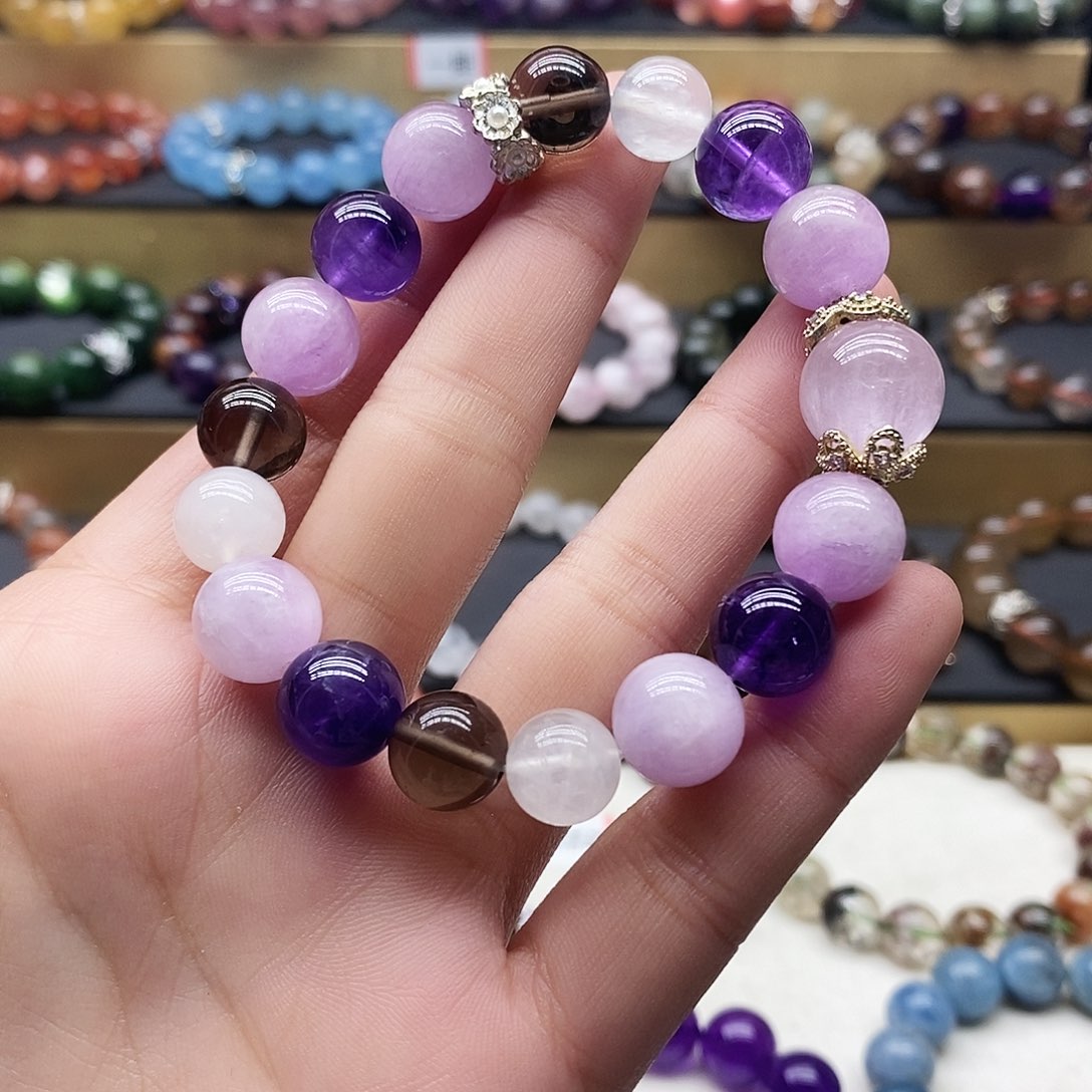 水晶手链未镶嵌紫