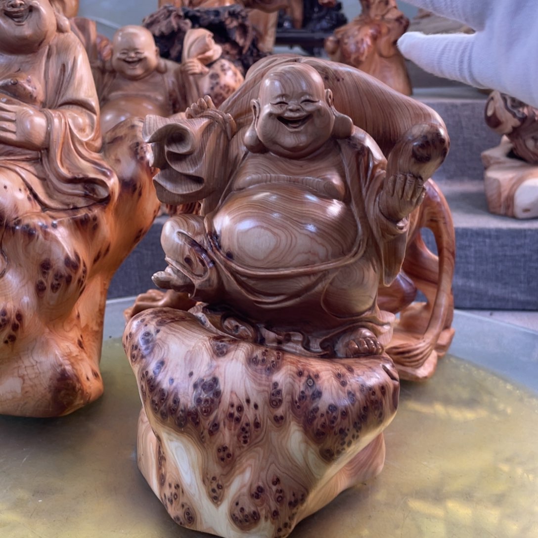 网***民柏木（崖柏）崖柏工艺品摆件