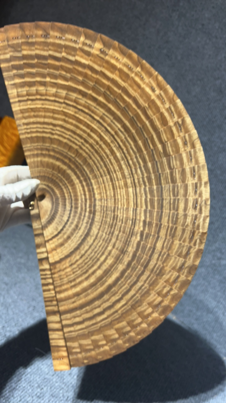 金丝楠木扇一把配礼盒