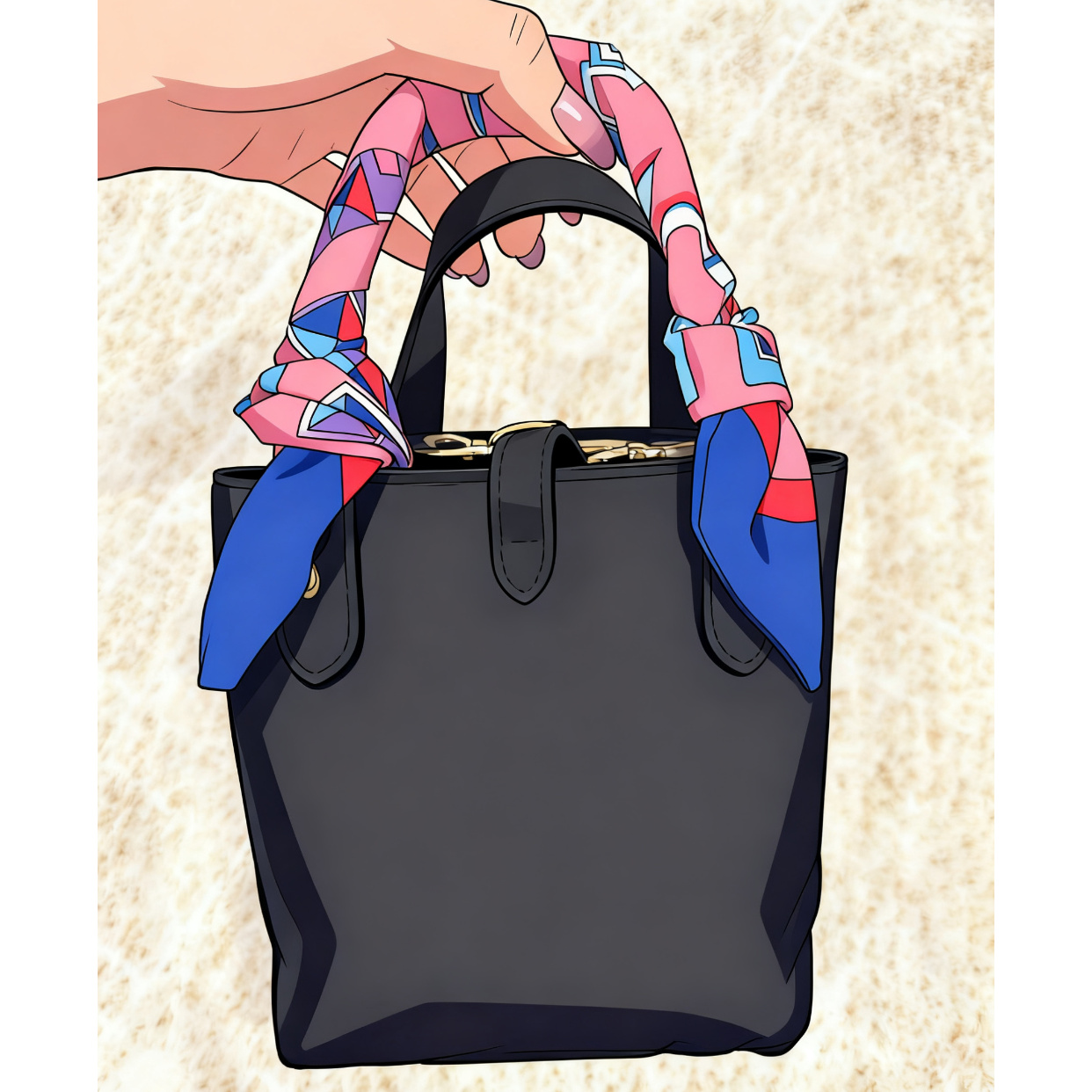 JunJun轻奢定制女包 [土著腋下斜挎包] 16CM [D02]