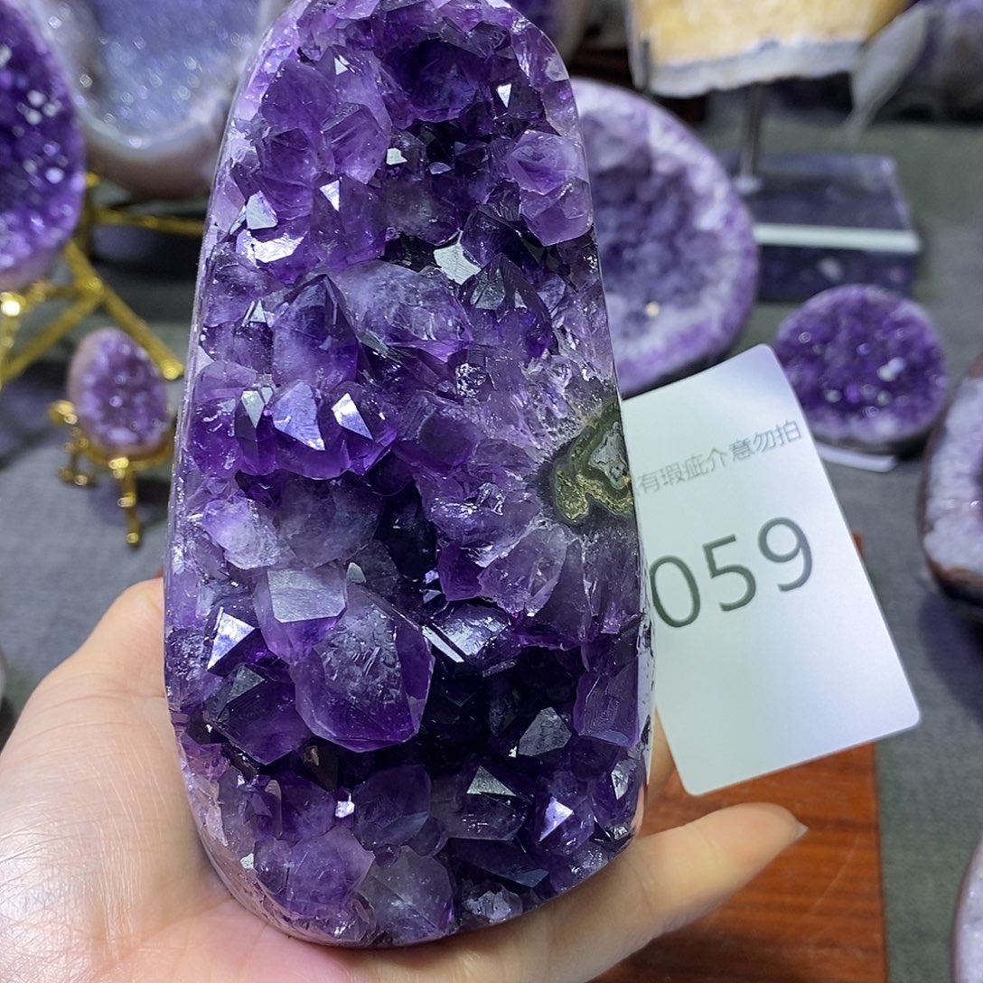 未镶嵌珠宝半成品紫晶