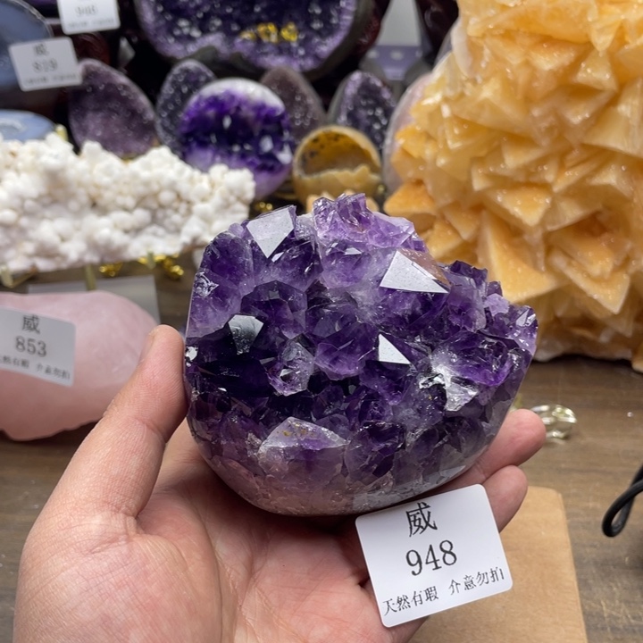 未镶嵌水晶珠宝半成品