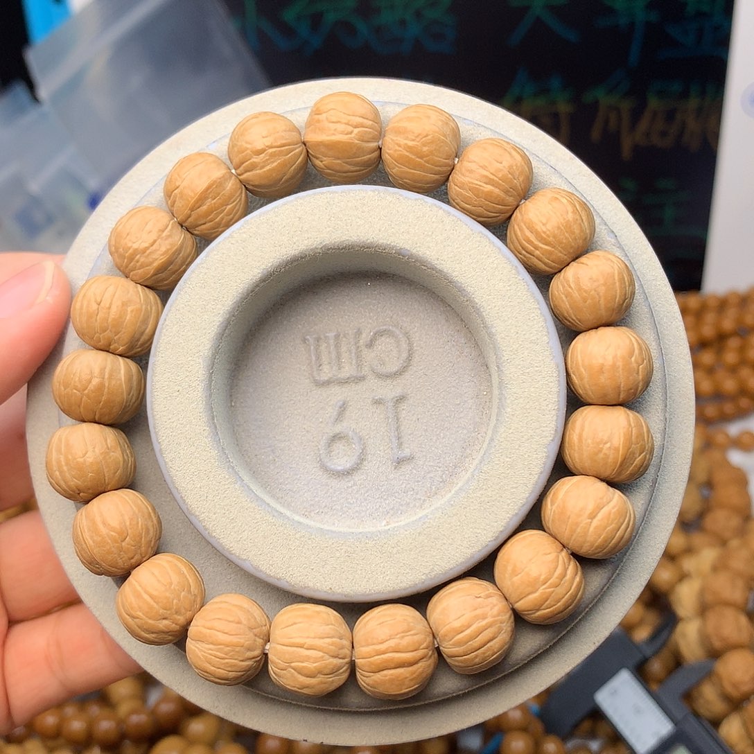桃核吊坠猴头南瓜单圈原色