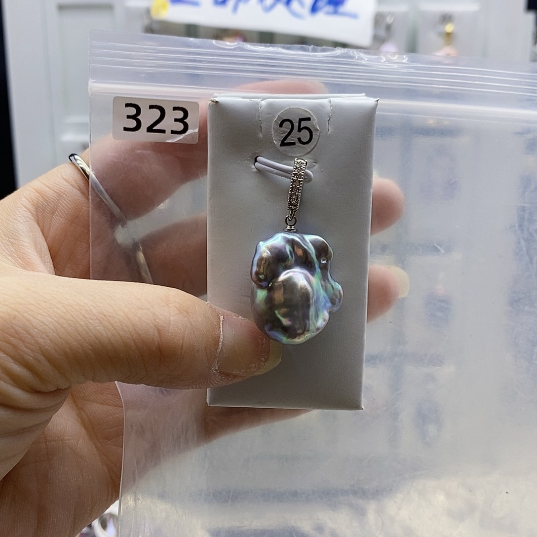 颈饰合金淡水珍珠
