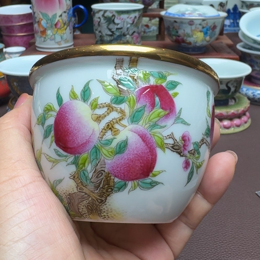 瓷片景德镇仿古手工制作精品展示