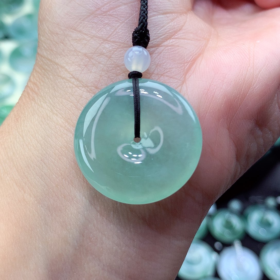 翡翠颈饰未镶嵌13尺寸24/5.6