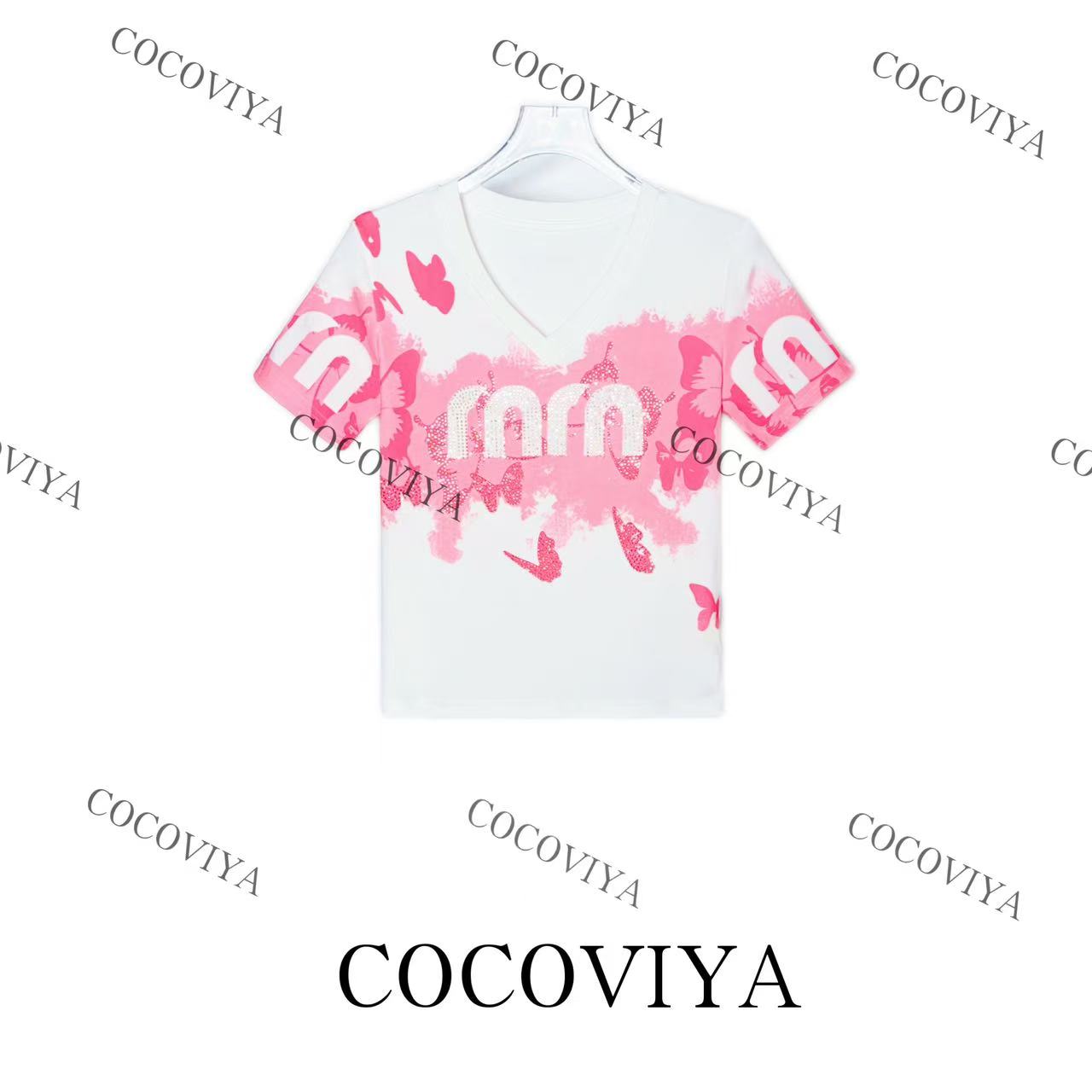 【C】2025 COCOVIYA设计感春夏百搭时尚休闲上衣26C-451