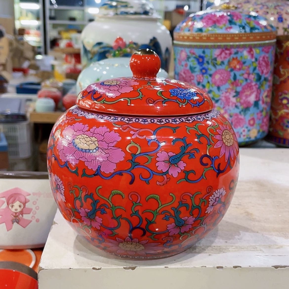 【闪购商品】罐陶瓷茶叶罐密封罐