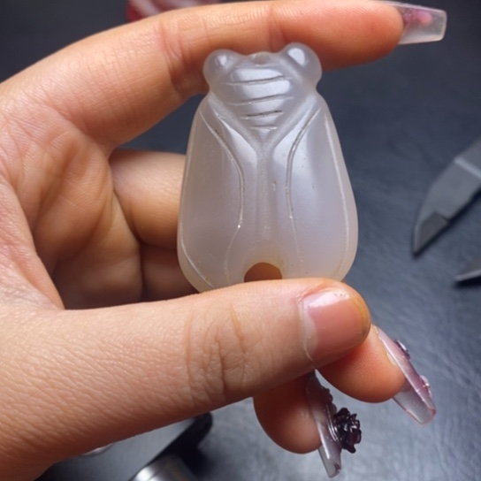 和田玉（糖玉）挂件未镶嵌