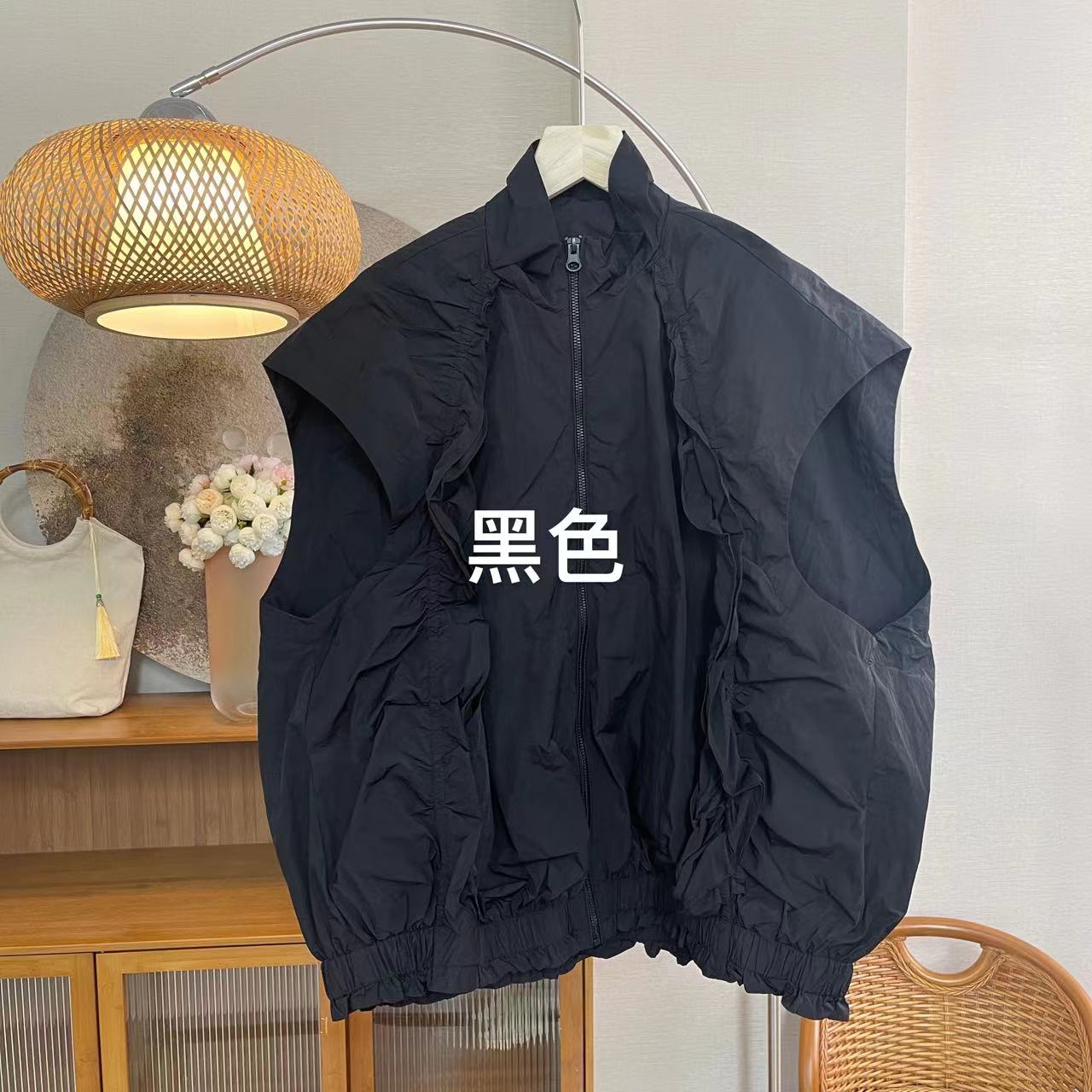 唐卡228设计感马甲外套