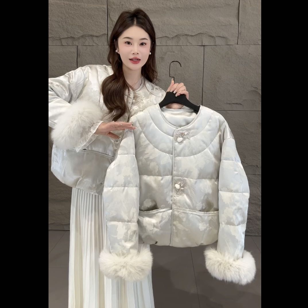 31403水墨画国风羽绒服