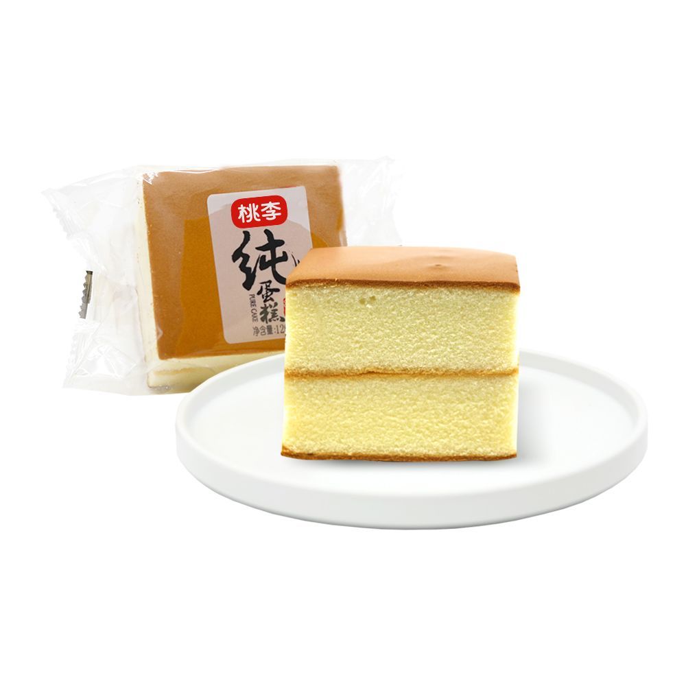 桃李纯蛋糕面包120g