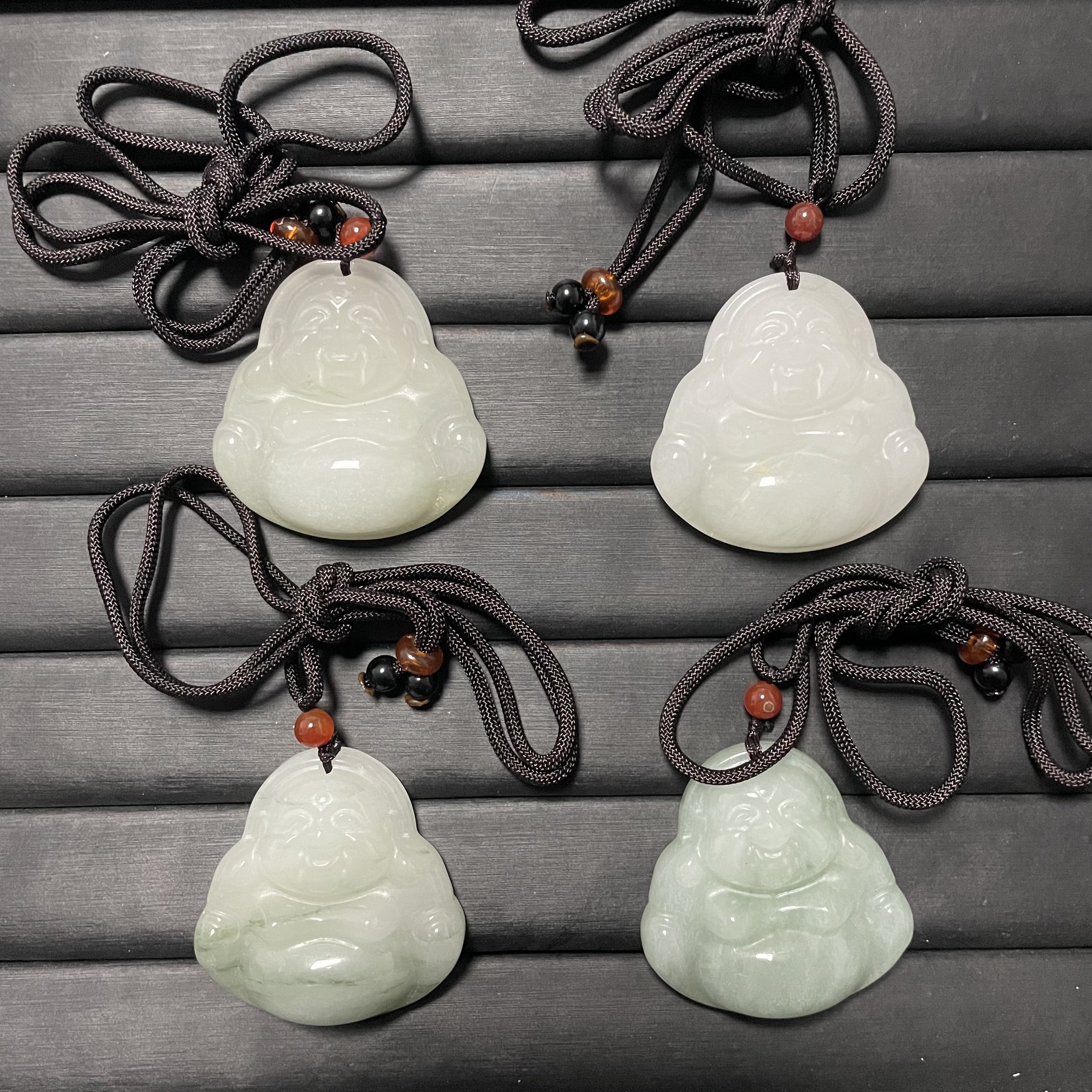 天然天山翠弥勒佛吊坠气质时尚百搭多样性发货（拍一发一）