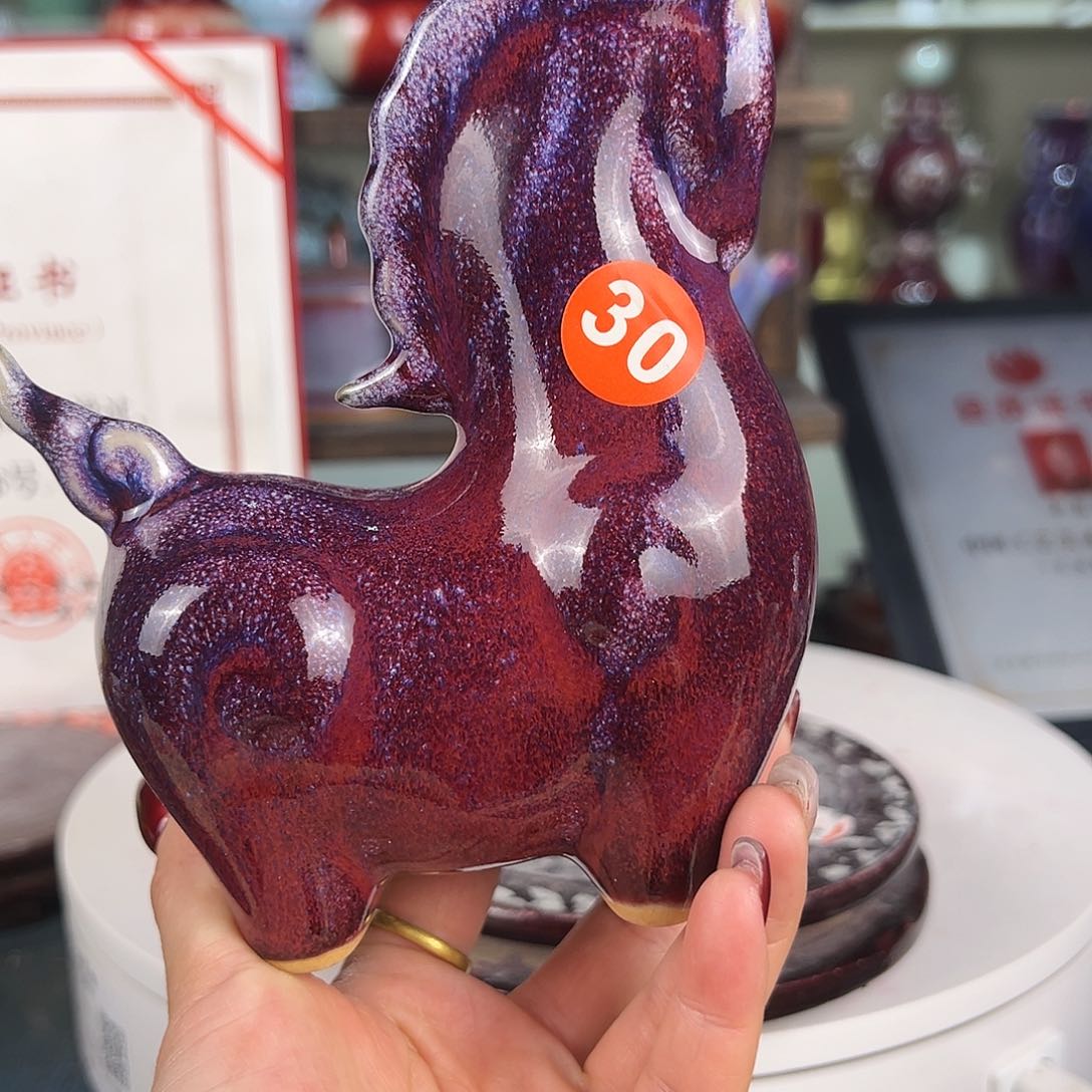 摆件郑家钧窑摆件