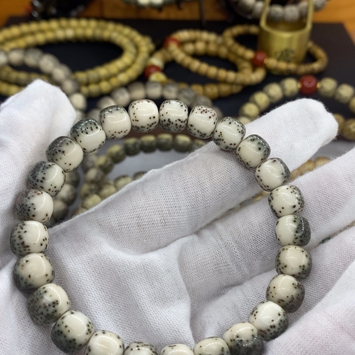 【闪购商品】星月菩提手串琦*记原生态石玉料