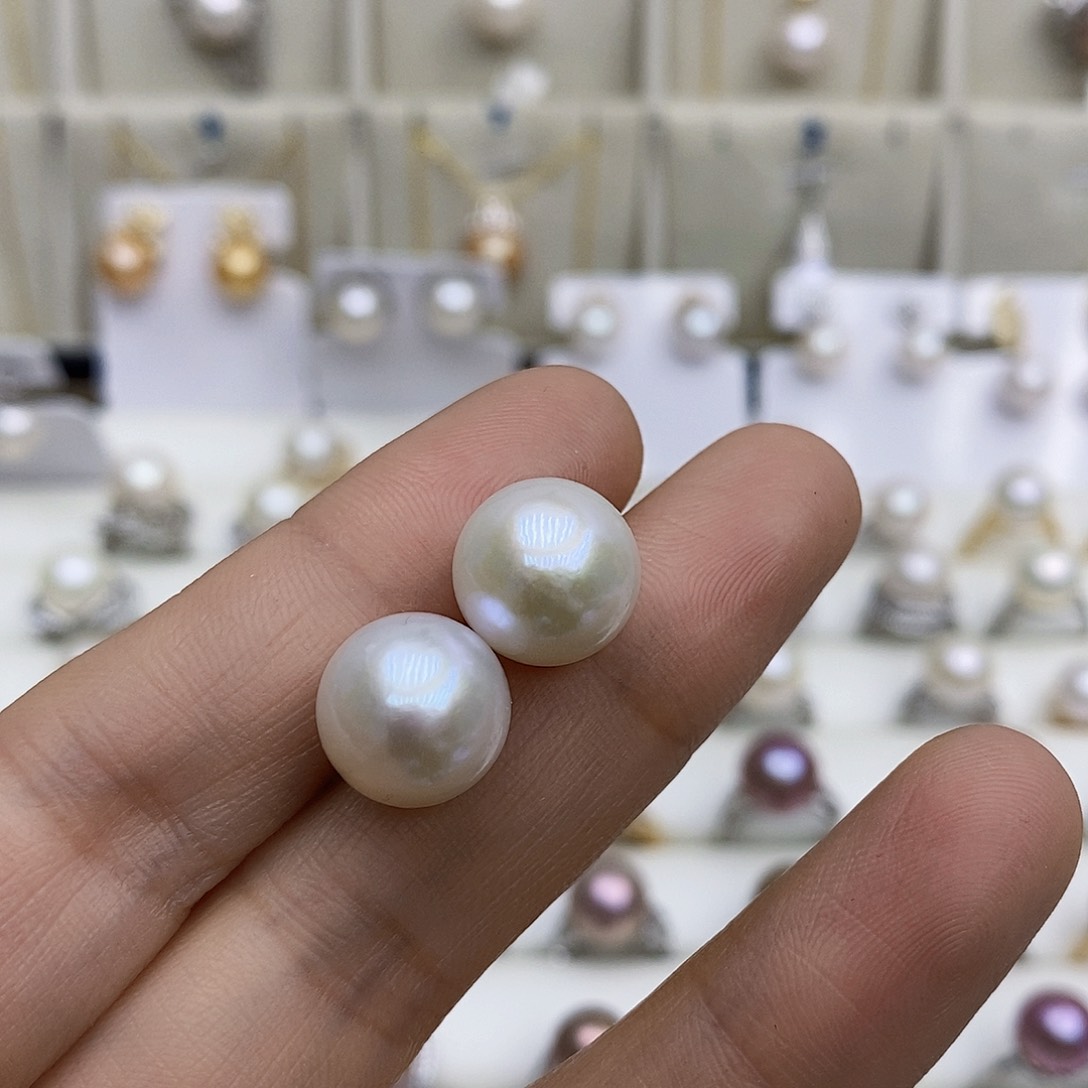 淡水珍珠颈饰银S925镶嵌