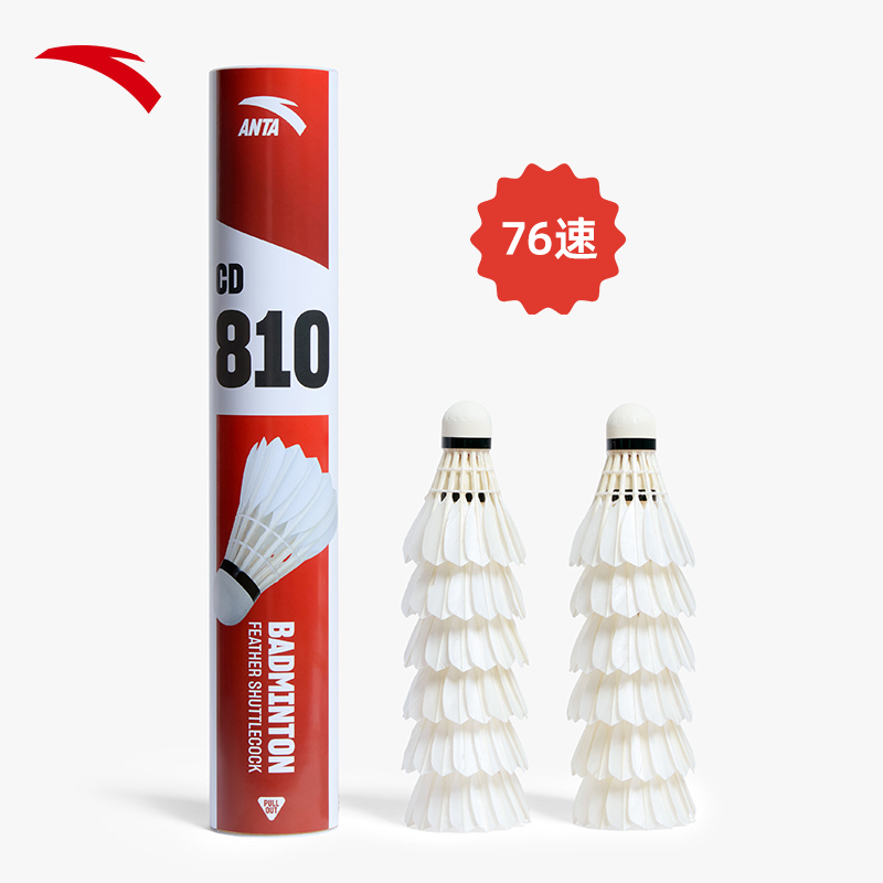 ANTA/安踏专业全圆鸭毛羽毛球耐打稳定比赛专用室内外训练用球商品图