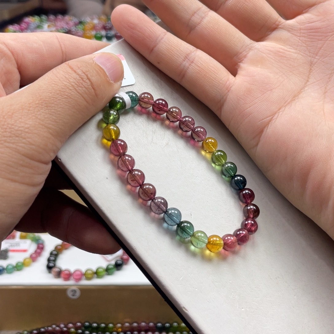 碧玺手串未镶嵌7mm.nnmmmmmmmm