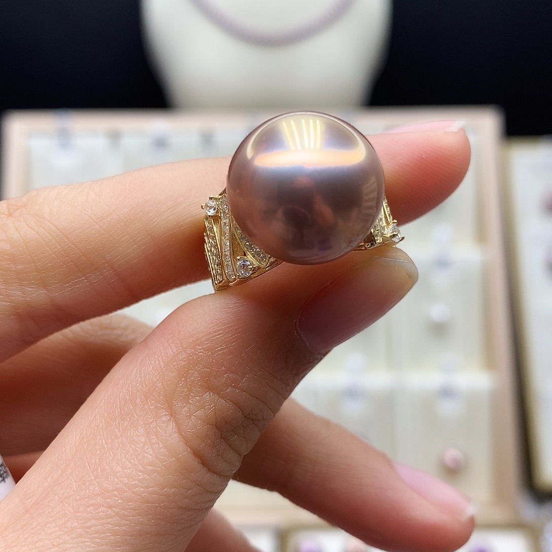 婷***》淡水珍珠颈饰银S925镶嵌