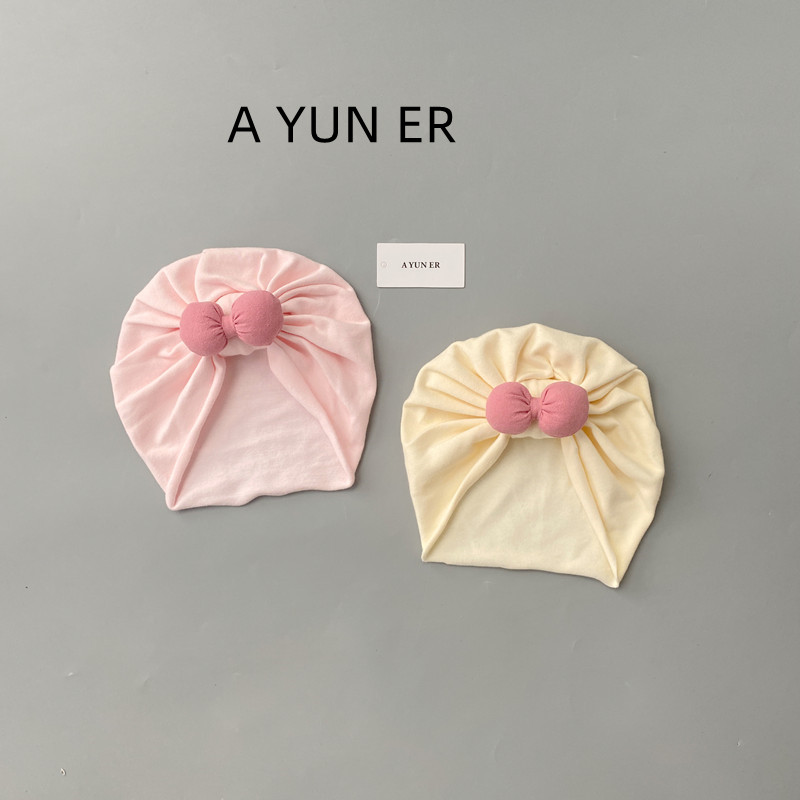 婴儿帽子春秋季女宝宝无骨印度帽胎帽秋冬新生婴幼儿囟门帽满月帽