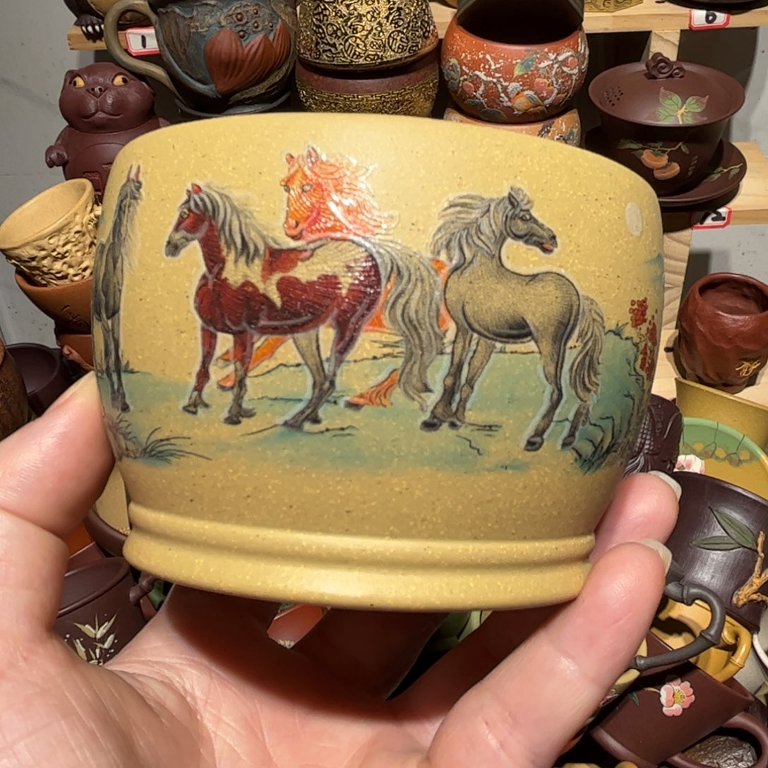 紫砂茶杯宜兴紫砂主人杯