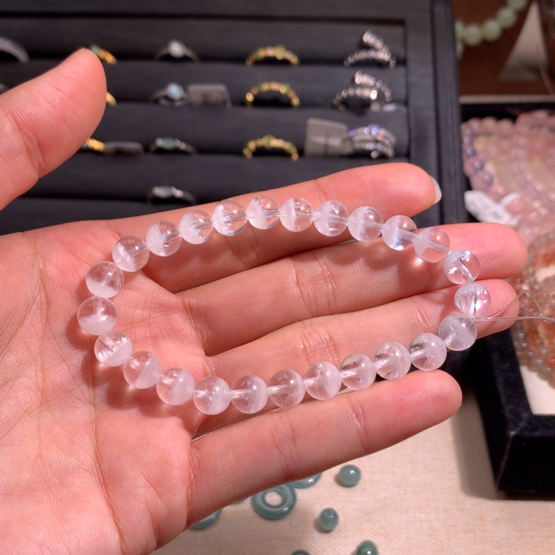 ****贝水晶未镶嵌手链水晶