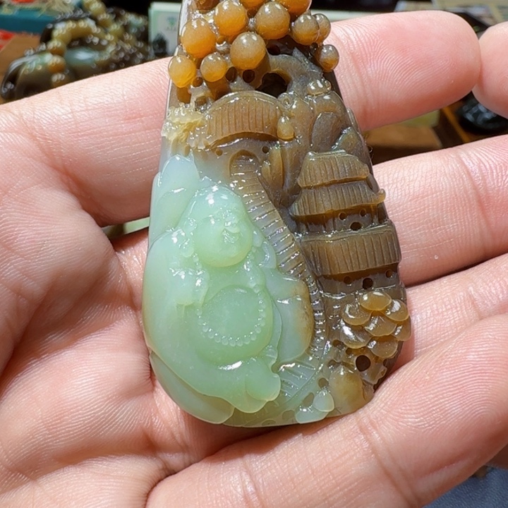 颈饰未镶嵌和田玉