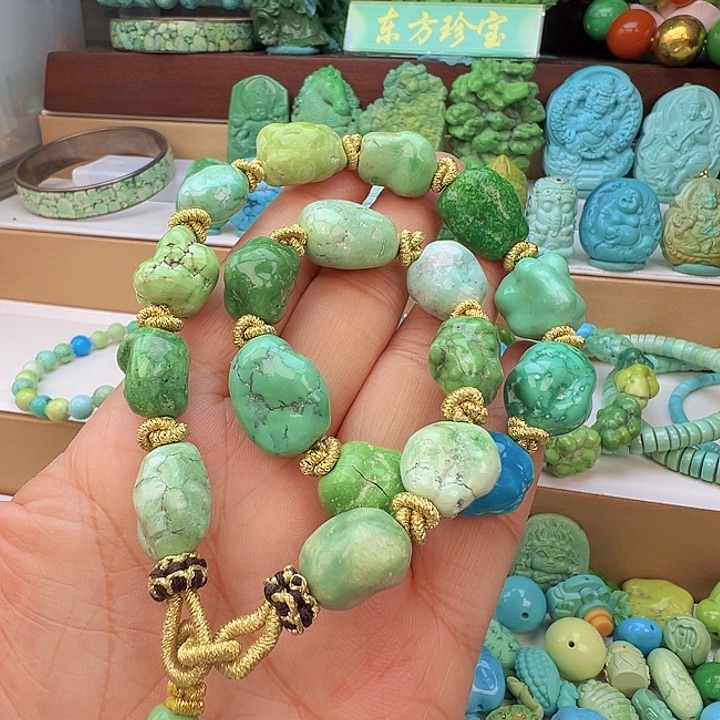 未镶嵌绿松石项链