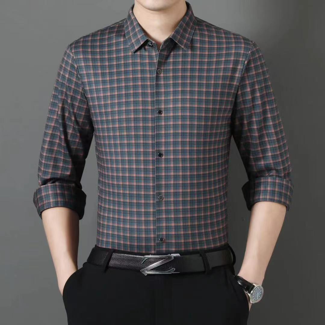 【专柜正品】男士秋冬长袖衬衫6821