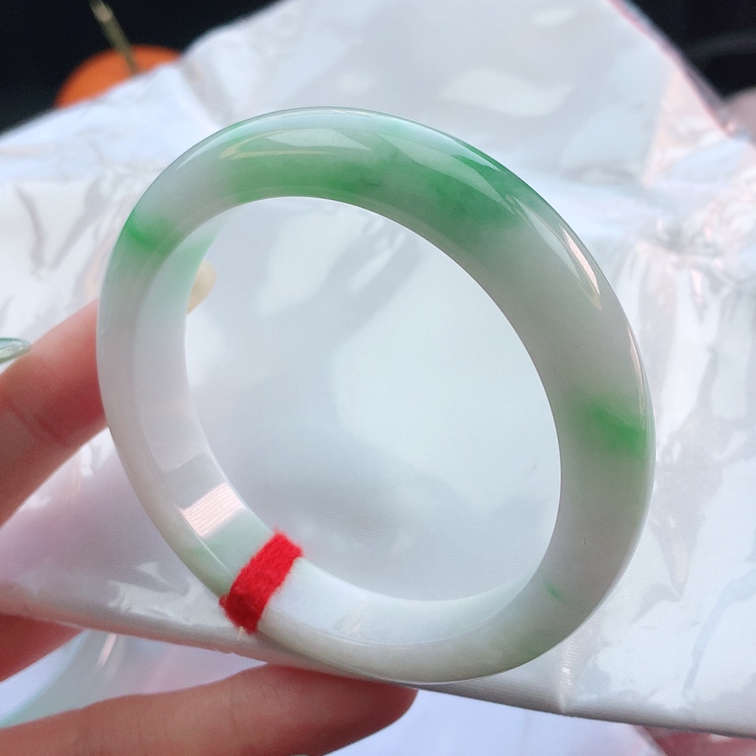 翡翠手镯未镶嵌57圈口882319