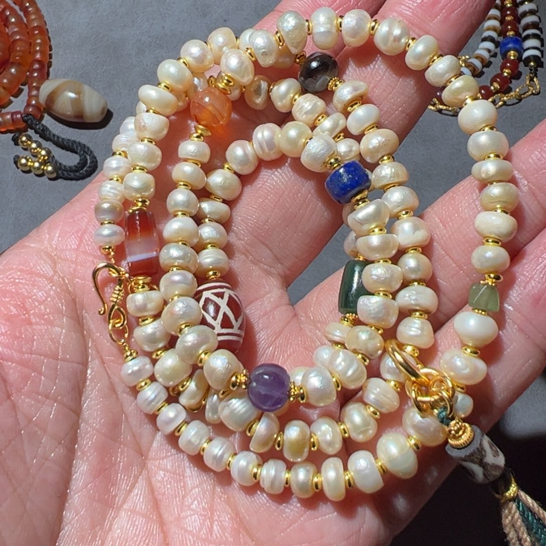 淡水珍珠颈饰未镶嵌