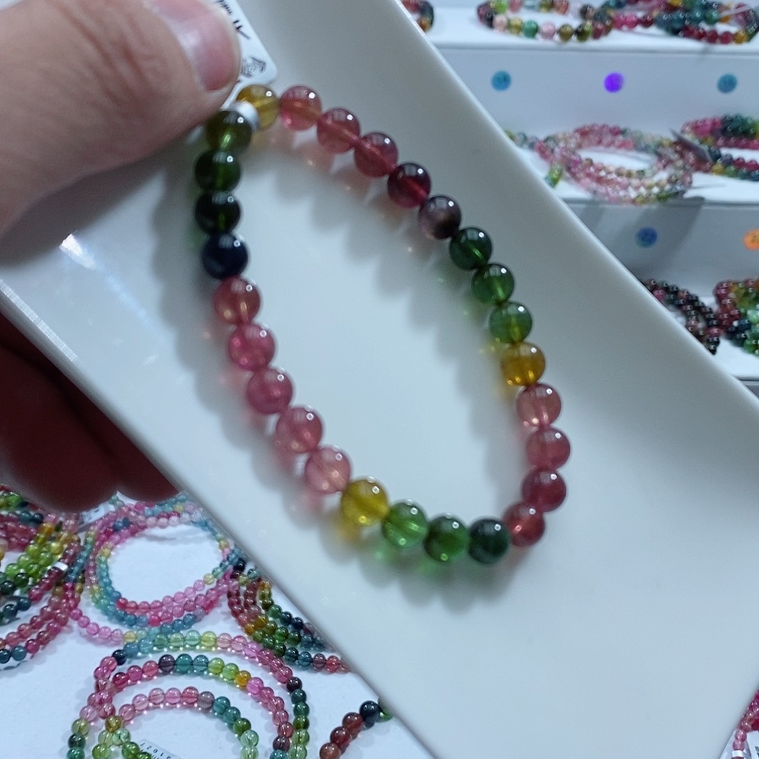 碧玺手链未镶嵌手链