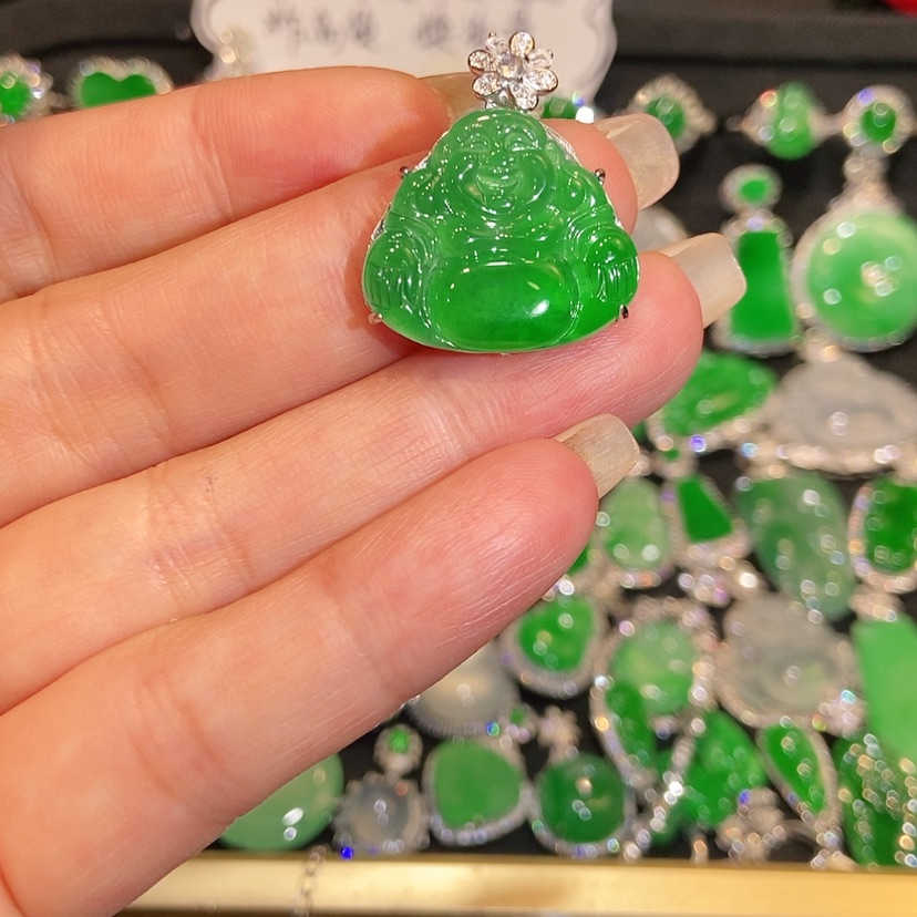 【闪购商品】翡翠未镶嵌颈饰天然翡翠