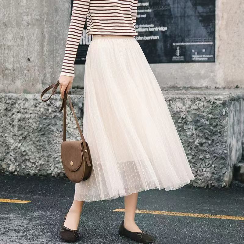 001-200 半身裙夏季女士韩版宽松显瘦高腰中长款裙子