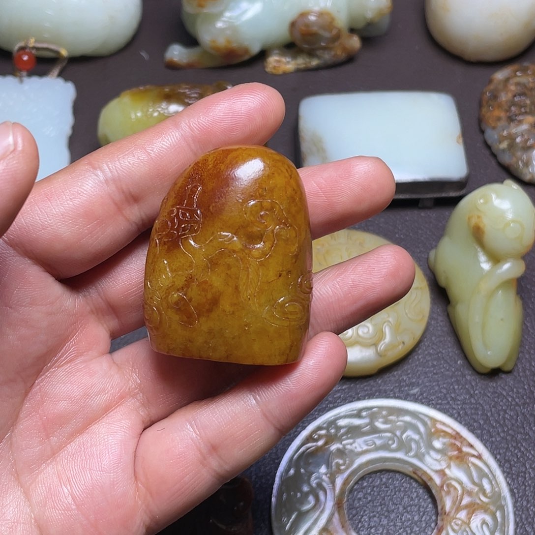 【闪购商品】未镶嵌和田玉挂件独****3