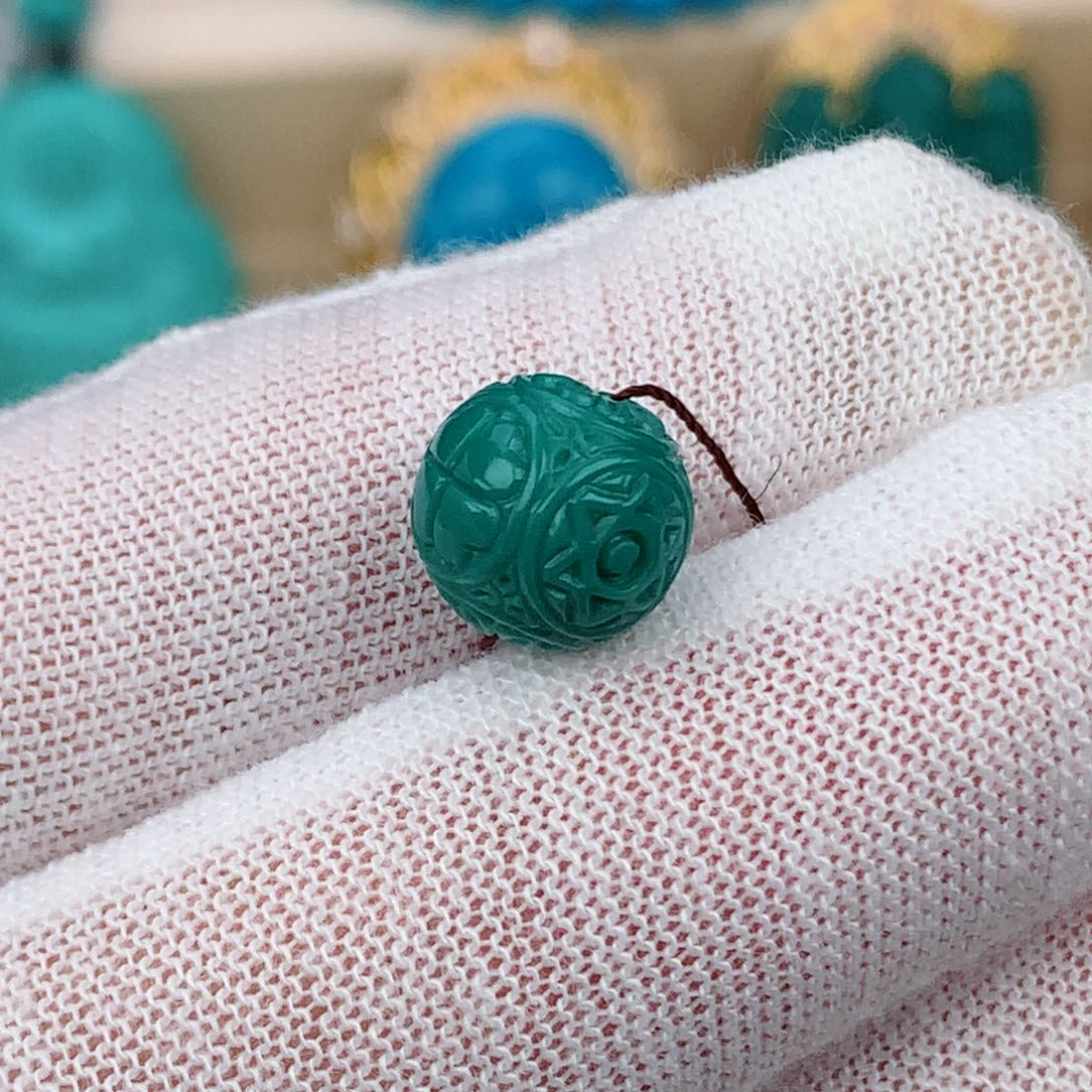 绿松石直径9.3未镶嵌