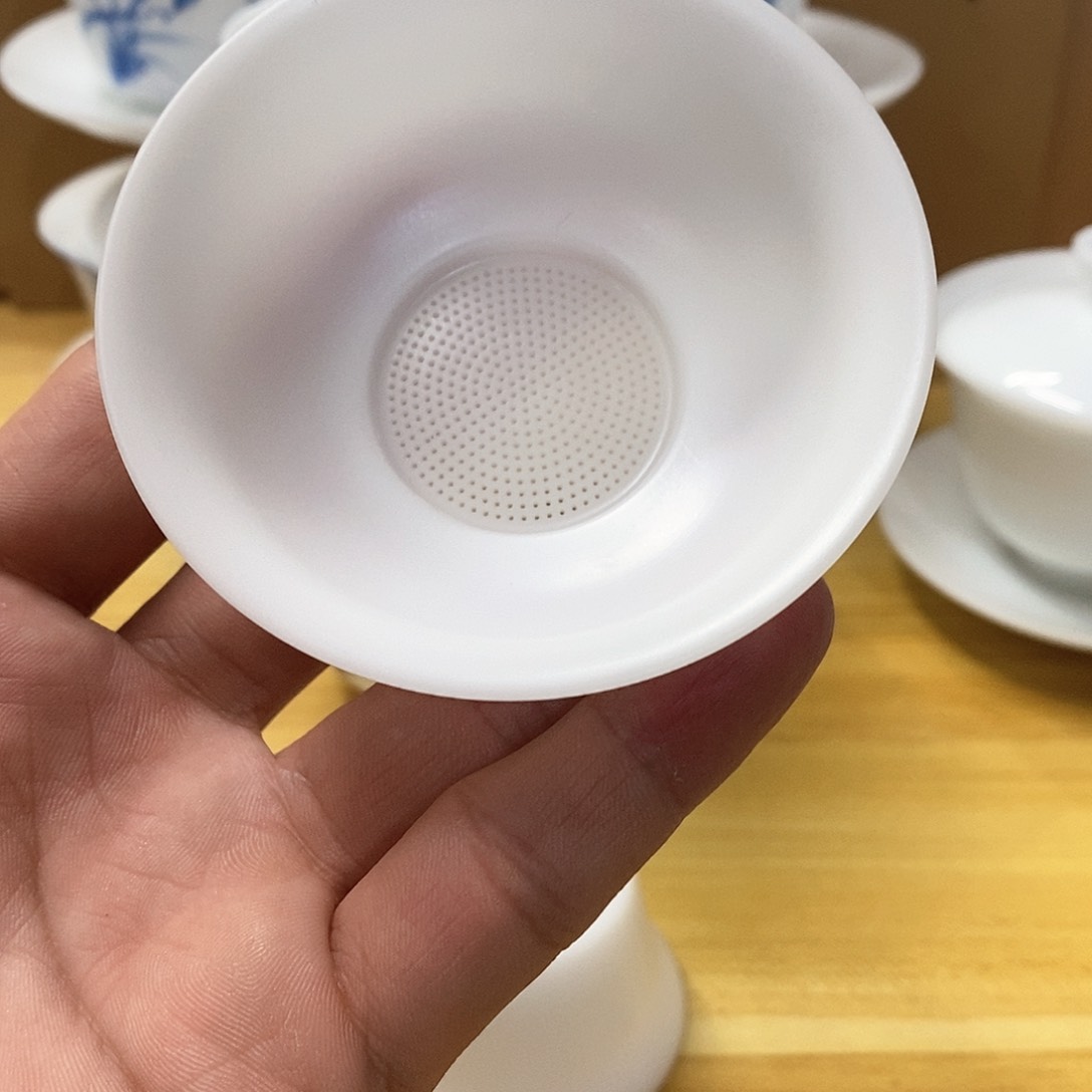 冰种素烧茶漏网个