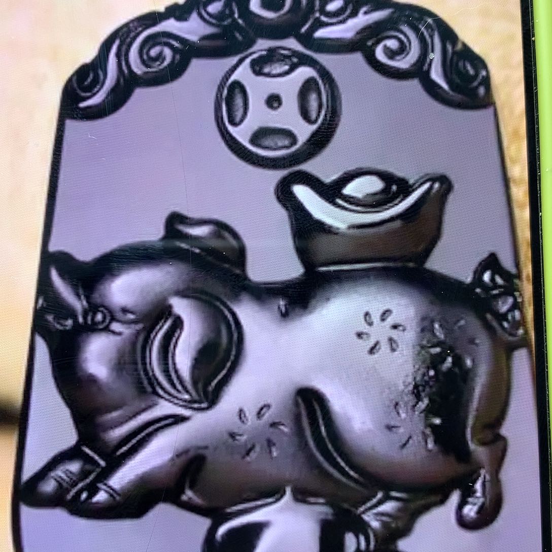 黑曜岩手链未镶嵌唱*