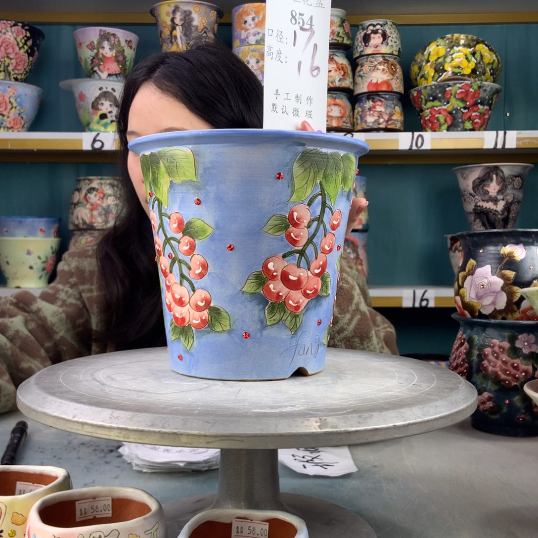 罐景德镇手工瑕疵854