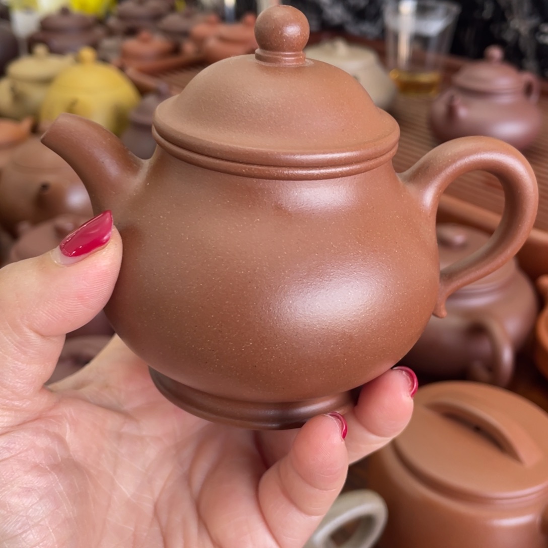 紫砂茶壶潘壶降坡泥160cc