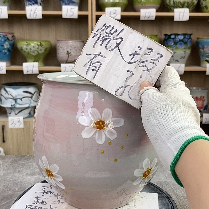 罐13xc景德镇陶瓷花盆