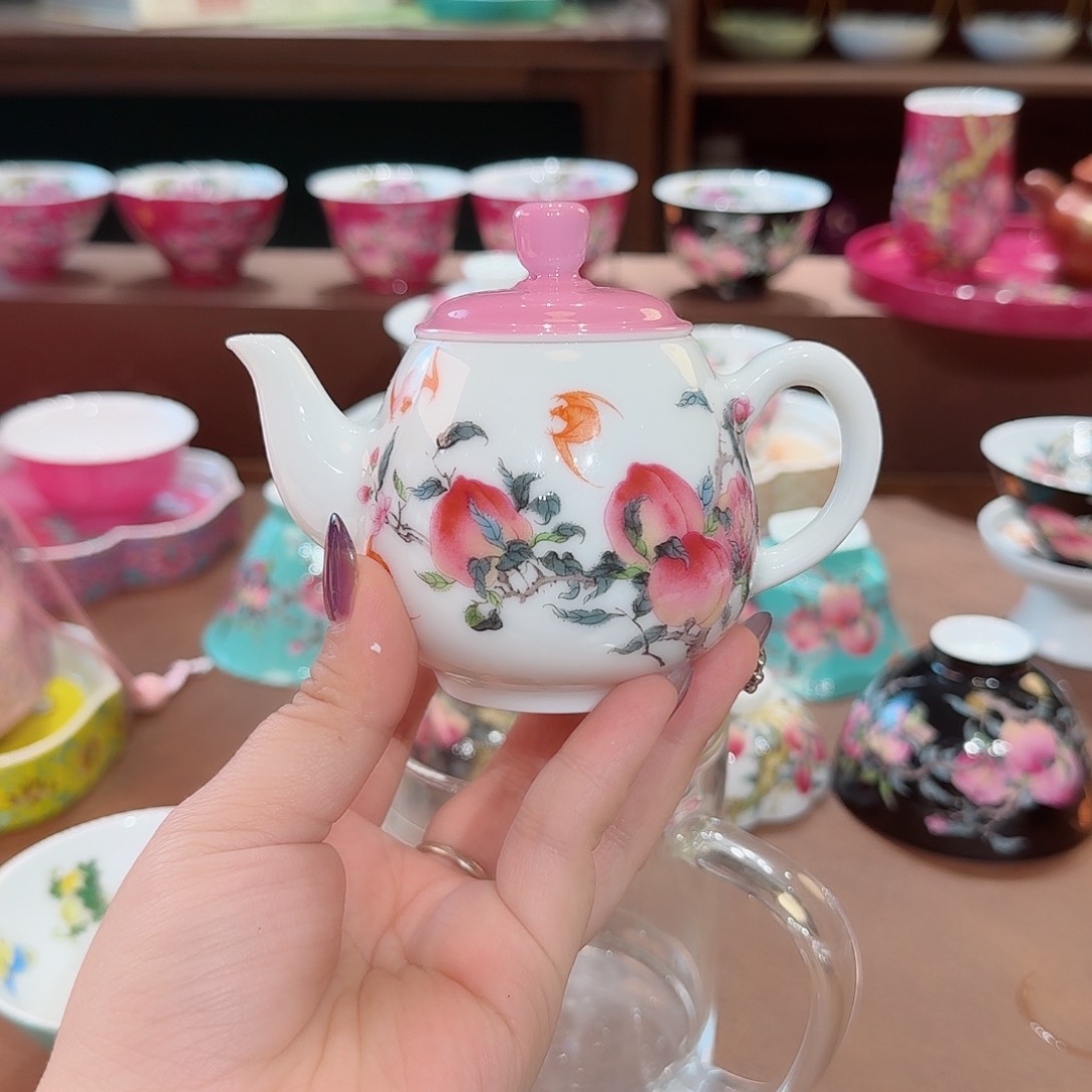 珐琅彩主人杯茶具套装