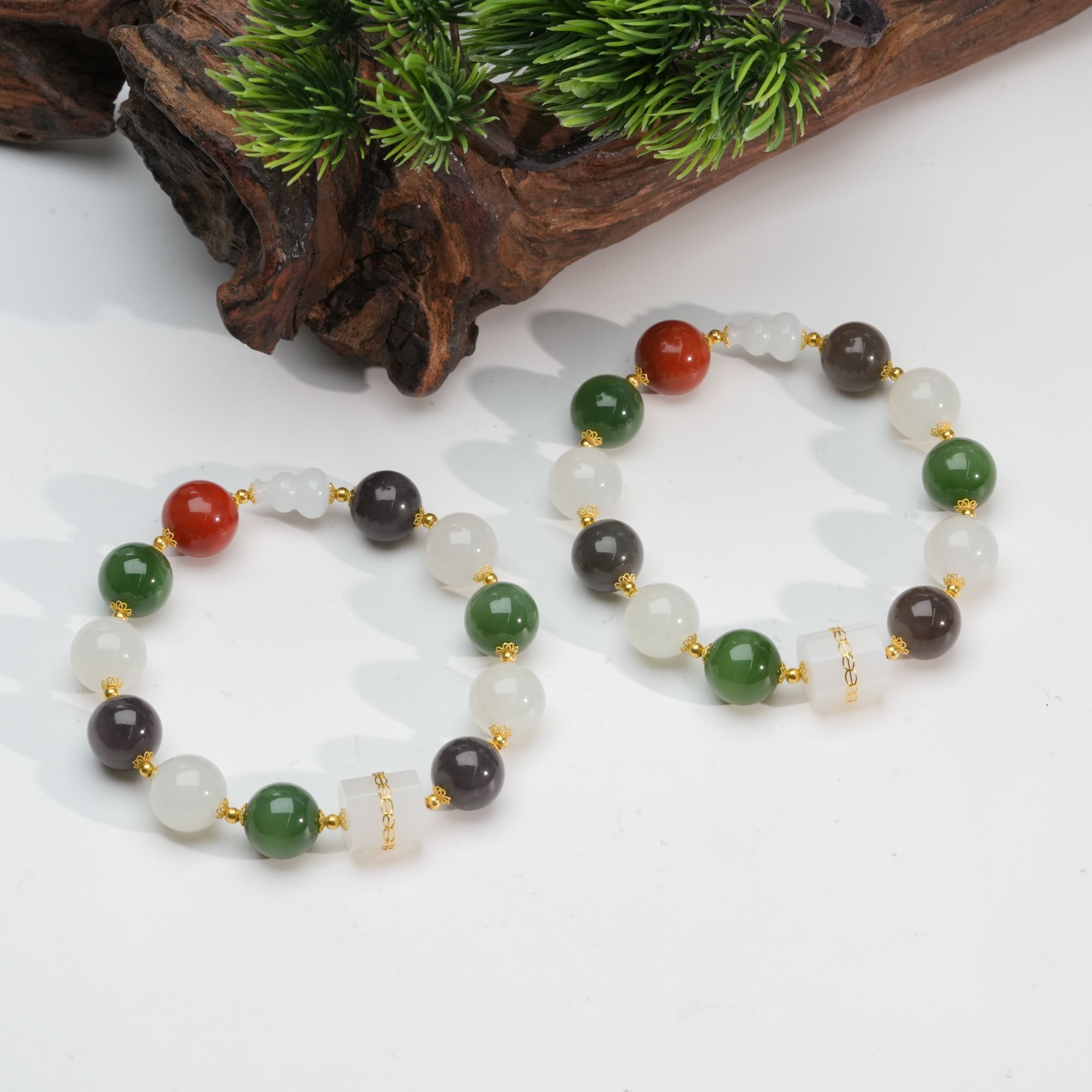 【小北好物】和田玉DIY单圈手串约11mm【多样性发一件】QH02X1720