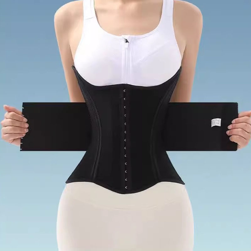 健身塑形U型托胸收腹带加强版运动塑身护腰带燃脂沙漏腰封收肚子