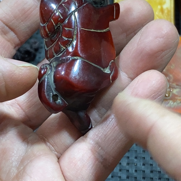 滴血莲花菩提吊坠