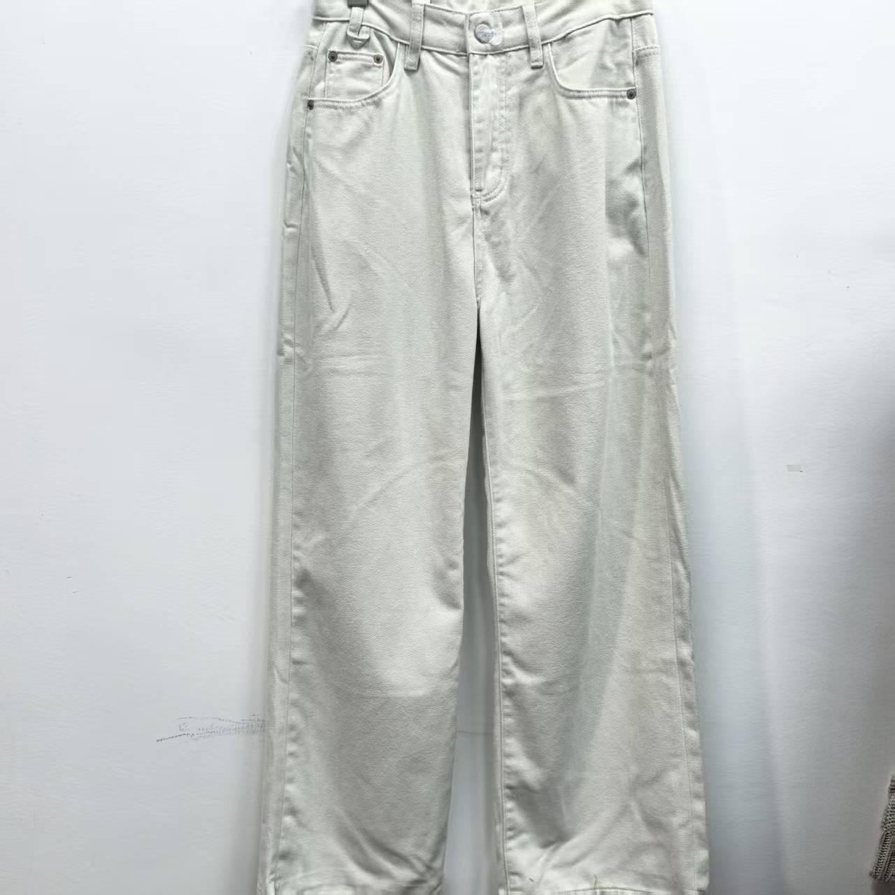 H7 新款时尚加绒牛仔阔腿裤(32253)