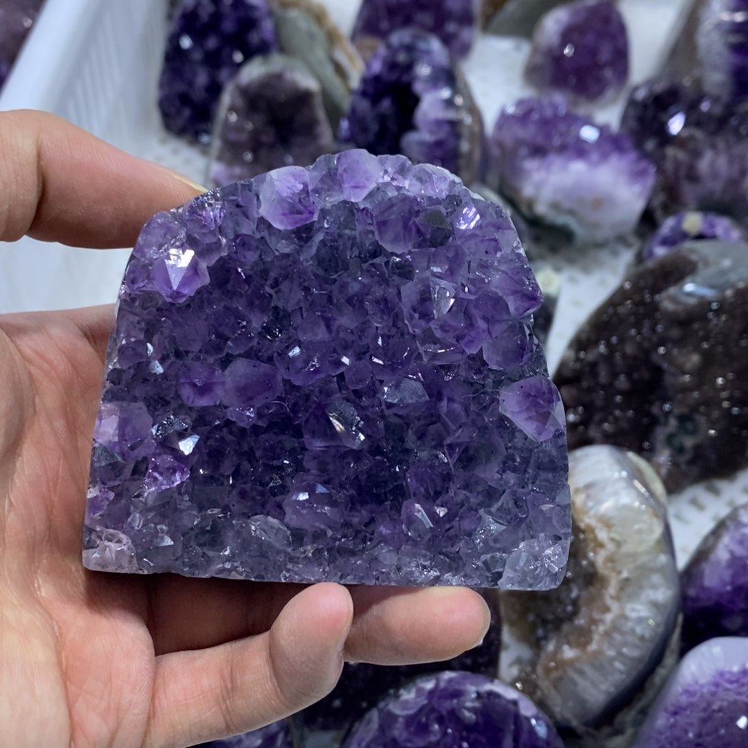 紫晶摆件摆件未镶嵌