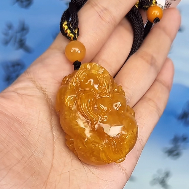 【齐福珠宝】定制手工雕刻貔貅挂件（多样性发其一）